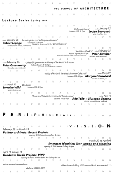 Lecture Series poster