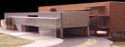 Model back elevation