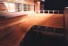 Viewing platform and stairs