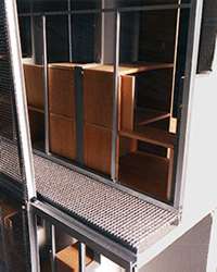 Detail of carrels