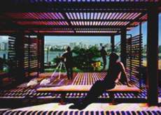 Meditation space overlooking False Creek